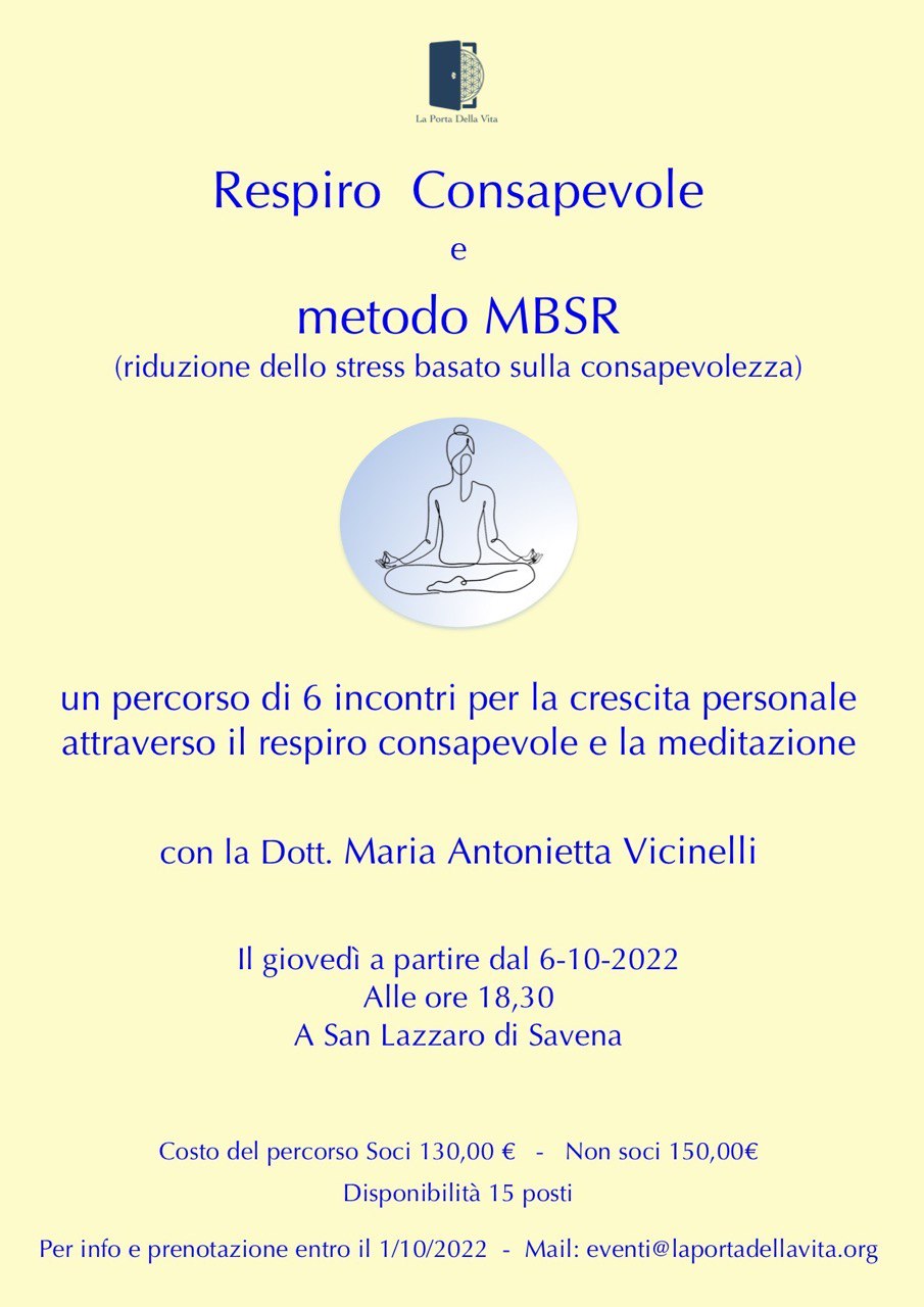 Percorso respiro consapevole bis – ott2022