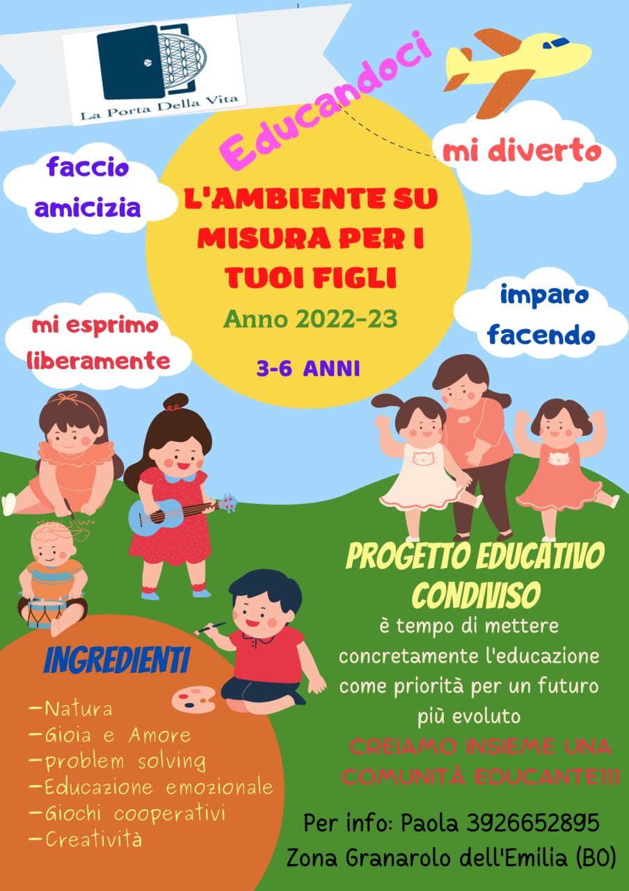 Progetto educativo condiviso – set2022