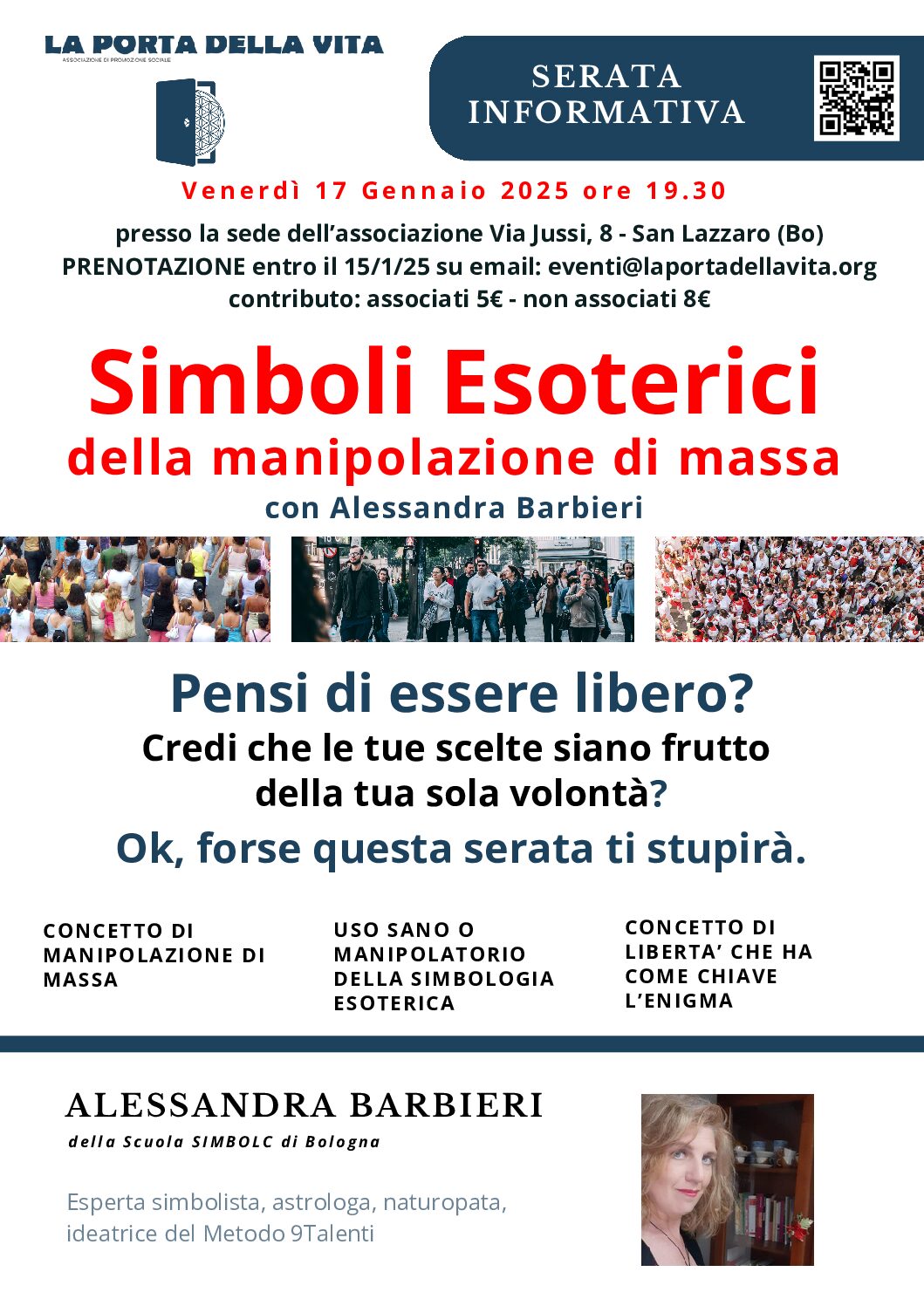 25-01-07 – SIMBOLI ESOTERICI CON A.BARBIERI